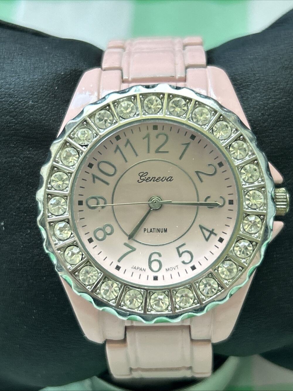 Geneva Pink Dial Case And Band Women’s Quartz Watch